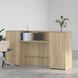 Produktbild für Empfangstheke vidaXL 3324216, sanoma eiche