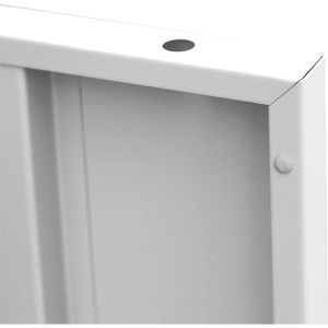 Produktbild für Schließfachschrank Lüllmann 520527, weiß