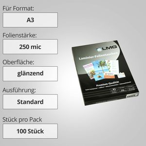 Produktbild für Laminierfolien LMG DIN A3