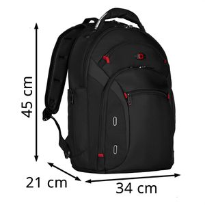 Produktbild für Laptop-Rucksack Wenger Gigabyte, 600627, schwarz