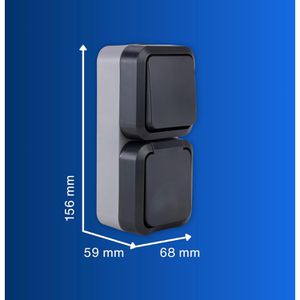 Produktbild für Steckdose REV-Ritter AquaStorm, IP55, Aufputz