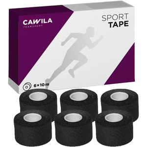Tapeverband Cawila Sporttape, schwarz