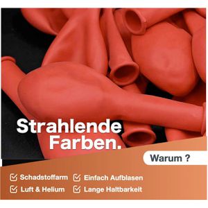 Produktbild für Luftballons TK-Gruppe rot