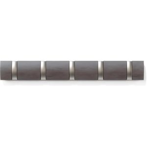 Produktbild für Garderobenleiste Umbra Flip 5, 318850-1143, treibholzgrau