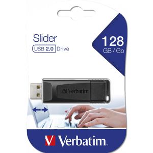 Produktbild für USB-Stick Verbatim Slider 49328, 128 GB