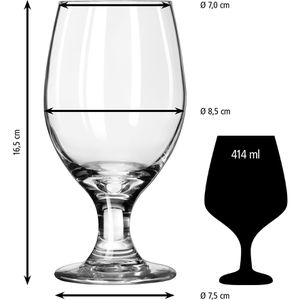 Produktbild für Biergläser Libbey Goblet Perception