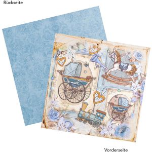 Produktbild für Motivpapier Ideen-mit-Herz Duo-Design-Papiere, 25 x 25 cm