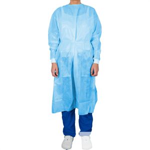 Produktbild für Schutzkittel Nobamed Besucherkittel, blau