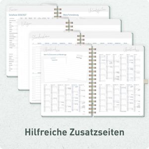 Produktbild für Lehrerkalender Häfft Green Canvas, Schuljahr 2026/2027