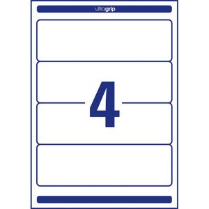 Produktbild für Rückenschilder Zweckform L6061-100, weiß