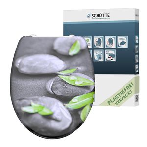 WC-Sitz Schütte Stone 82374, oval, aus Duroplast