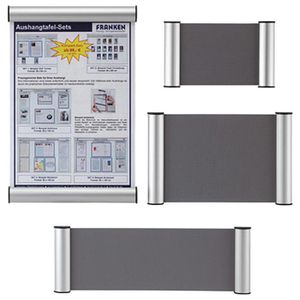Produktbild für Türschild Franken BS0605, A4, silber