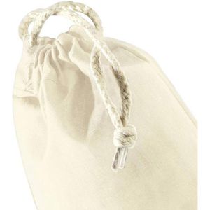 Produktbild für Stoffbeutel Westford-Mill W115 Cotton Stuff Bag S, natur