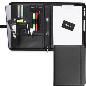 Produktbild für Schreibmappe Vebon Paris, schwarz, Kunstleder