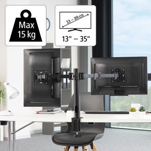 Produktbild für Monitorhalterung Hama 118494 Fullmotion