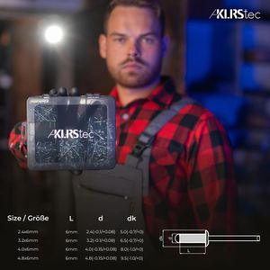 Produktbild für Blindnieten KLRStec Professional, Set