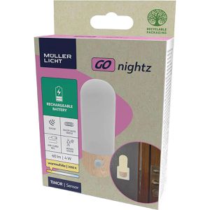 Produktbild für Nachtlicht Müller-Licht Timor LED, mit Akku