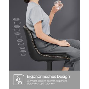 Produktbild für Barhocker Vasagle LJB095B01, mit Lehne