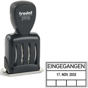 Datumstempel Trodat Classic 2910 P04/C6, für Stempelkissen