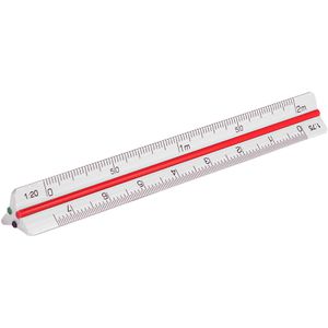 Dreikantmaßstab Rumold 195/1/10 Aluminium, 10cm