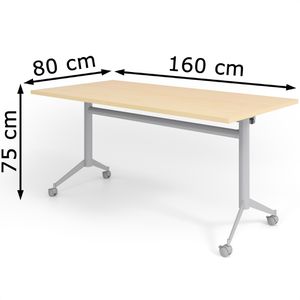 Produktbild für Klapptisch Hammerbacher KF16, aus Holz