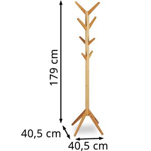 Produktbild für Garderobenständer Relaxdays 10022762, braun