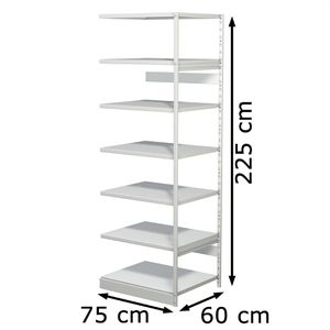 Produktbild für Anbauregal Kerkmann Progress 500, Aktenregal