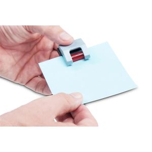 Produktbild für Planhalter-Rollenclips Maul Hebel 6241084, grau