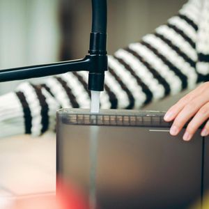 Produktbild für Osmoseanlage OsmoFresh Fusion Air, Auftisch, schwarz