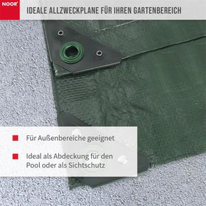 Produktbild für Abdeckplane NOOR Profi, grün