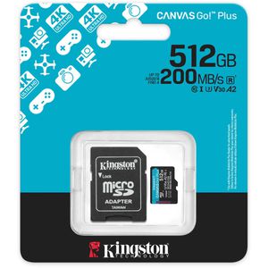 Produktbild für Micro-SD-Karte Kingston Canvas Go! Plus SDCG4/512GB, 512GB