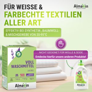 Produktbild für Waschmittel AlmaWin Konzentrat Lavendelduft, vegan