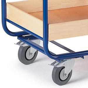 Produktbild für Tischwagen Rollcart 06-7126, aus Metall &amp; Holz