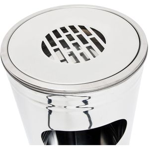 Produktbild für Aschenbecher Relaxdays 10018507, silber, für Outdoor