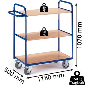 Produktbild für Etagenwagen Rollcart 08-7312