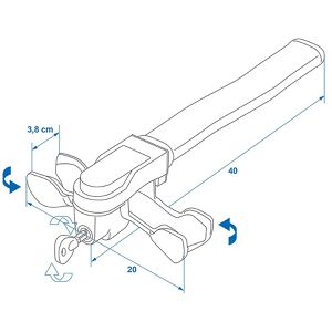 Produktbild für Lenkradkralle ProPlus 761316