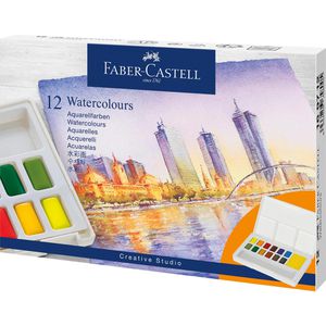 Produktbild für Farbkasten Faber-Castell 169712 Aquarellfarben
