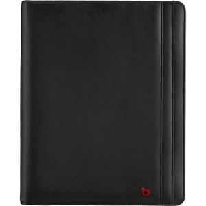 Produktbild für Schreibmappe Wenger Venture schwarz, inkl. Block, Polyester