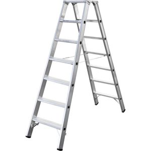 Stehleiter Iller 7107-3, beidseitig begehbar