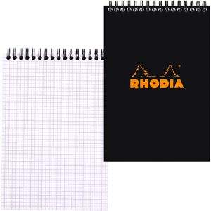 Notizblock Rhodia 165009C, schwarz, A5