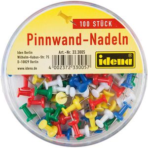 Produktbild für Pinnadeln Idena 33.3005, Kopf aus Kunststoff