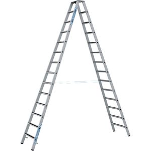 Produktbild für Stehleiter Zarges R13step B, 41565, beidseitig begehbar