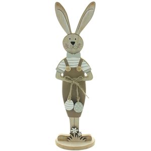 Osterdeko Frank-Flechtwaren 771049 Hase XL Fridolin, braun