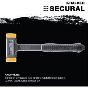 Produktbild für Schonhammer HALDER SECURAL plus, 3380.140, Kopf 30x40mm