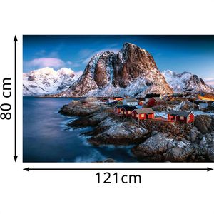 Produktbild für Puzzle Ravensburger 17081, Hamnoy - Lofoten