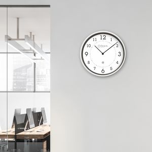 Produktbild für Wanduhr Miraval Design, Kunststoff, analog, Funkuhr