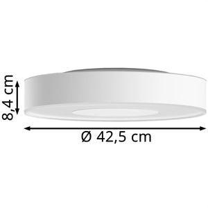 Produktbild für Deckenleuchte Philips-Hue Xamento L, weiß, LED