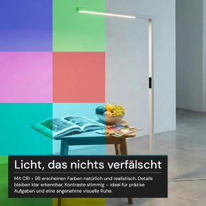 Produktbild für Stehlampe Luxula LX700135, LED, weiß, 194 cm