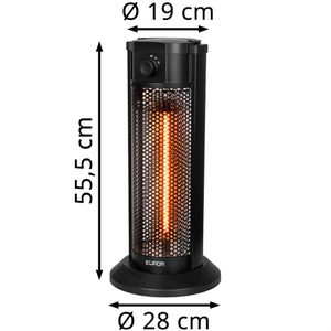 Produktbild für Heizstrahler Eurom 333589, Untertischheizer, outdoor