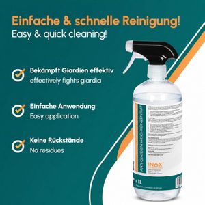 Produktbild für Desinfektionsmittel INOX Anti Giardien-Wischkonzentrat